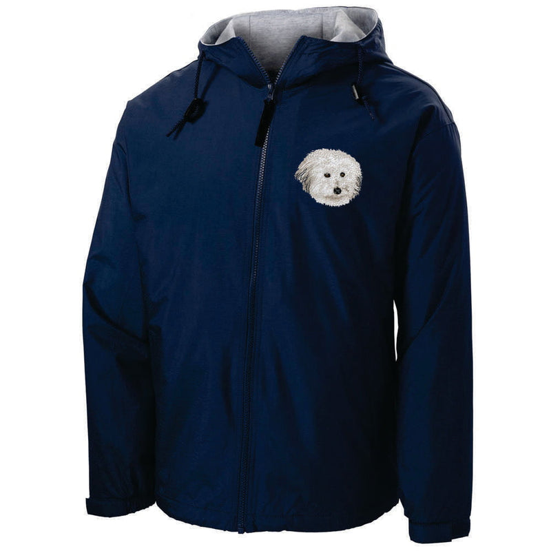 Coton de Tulear Embroidered Hooded Jacket