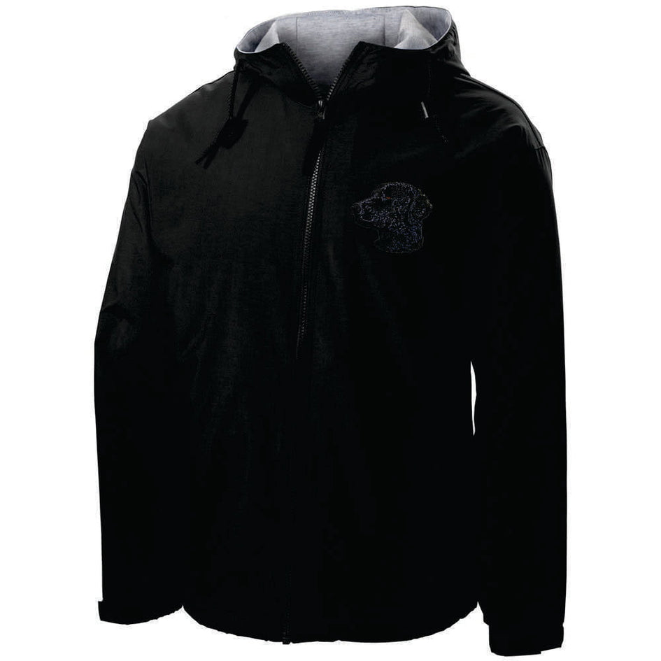 Curly-Coated Retriever Embroidered Hooded Jacket
