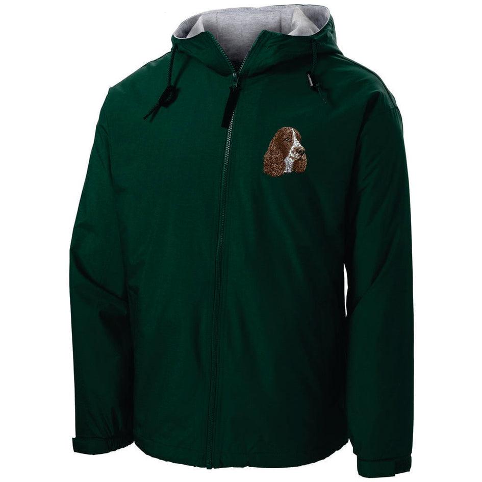 English Springer Spaniel Embroidered Hooded Jacket