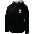 French Bulldog Embroidered Hooded Jacket