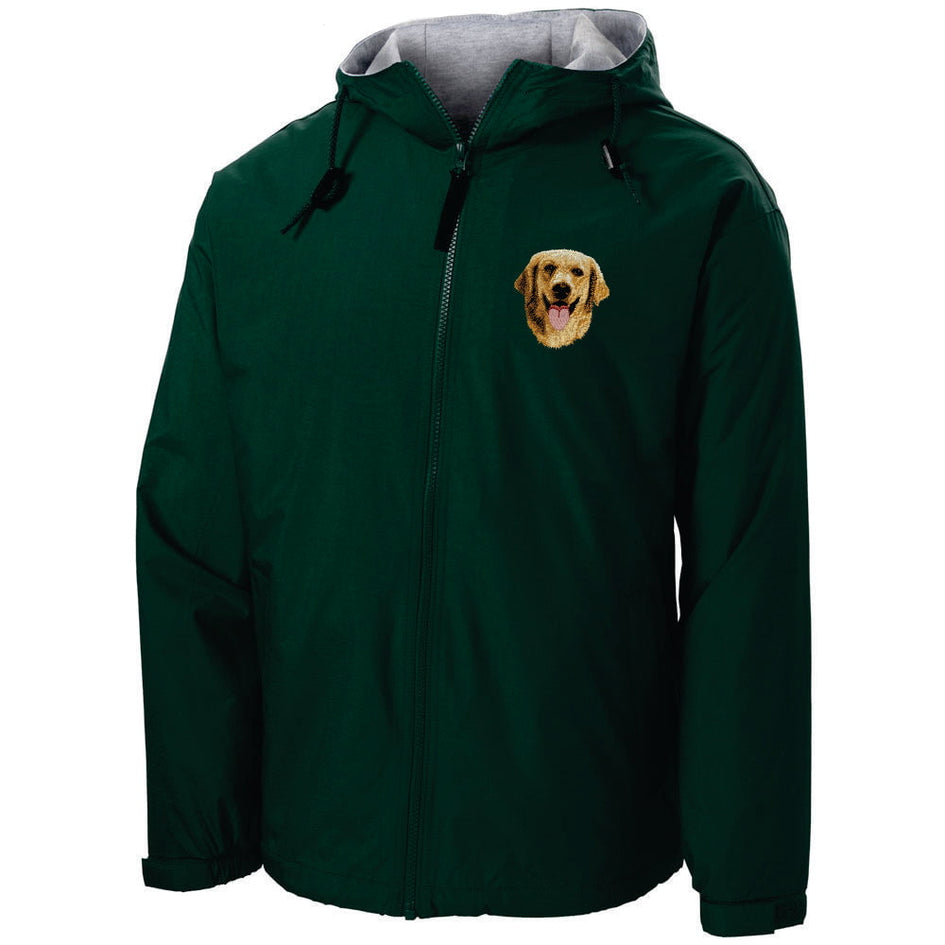 Golden Retriever Embroidered Hooded Jacket