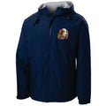 Irish Red White Setter Embroidered Hooded Jacket