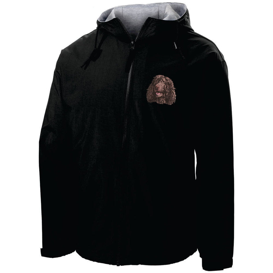 Irish Water Spaniel Embroidered Hooded Jacket