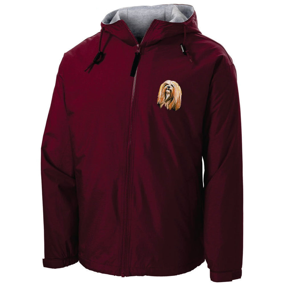 Lhasa Apso Embroidered Hooded Jacket