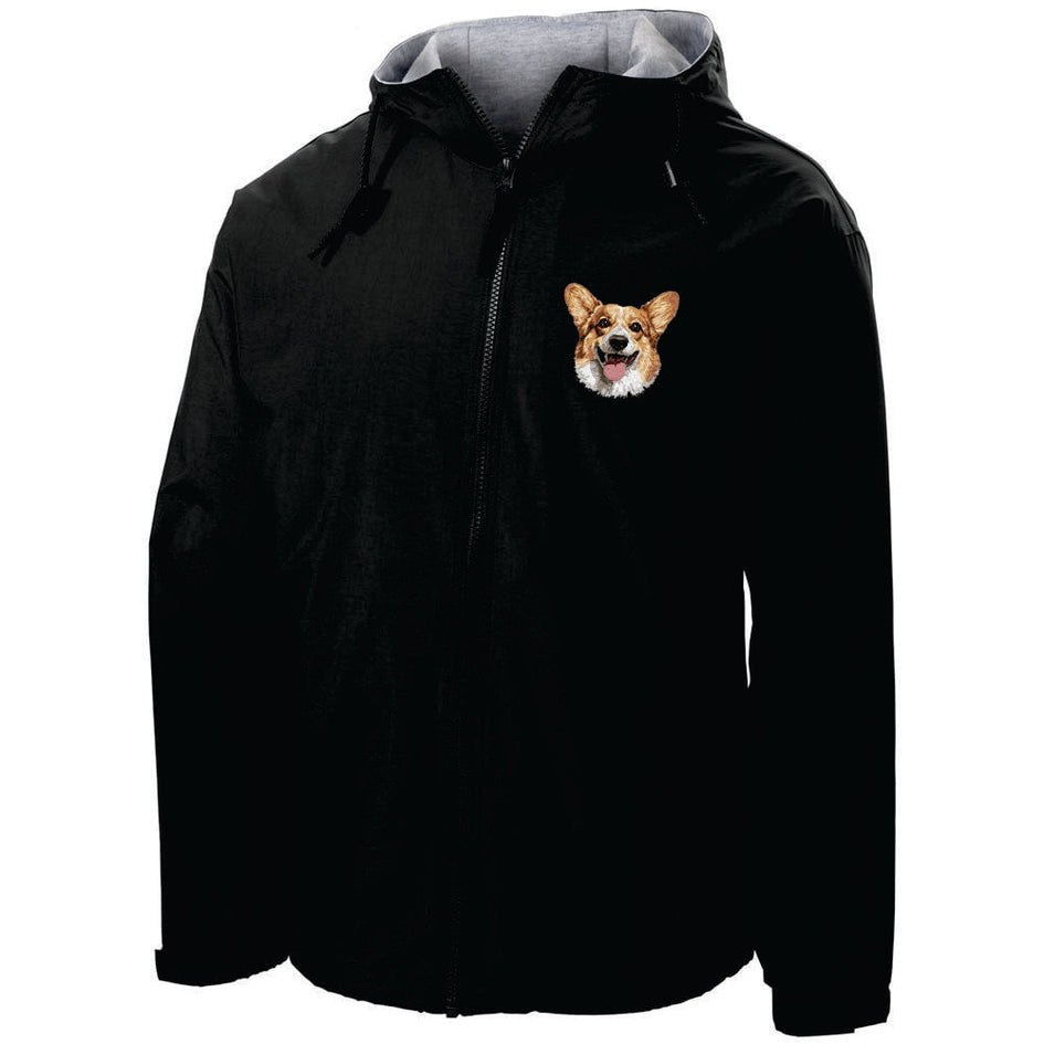 Pembroke Welsh Corgi Embroidered Hooded Jacket
