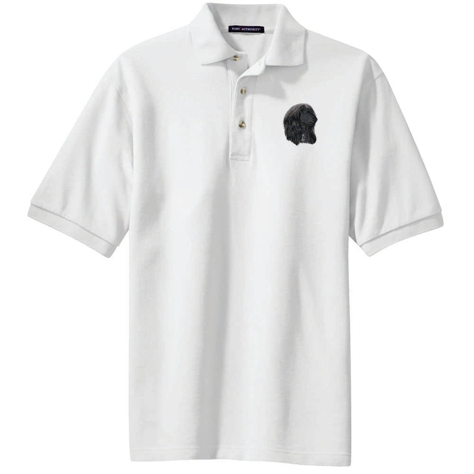 Afghan Hound Embroidered Polo Shirt