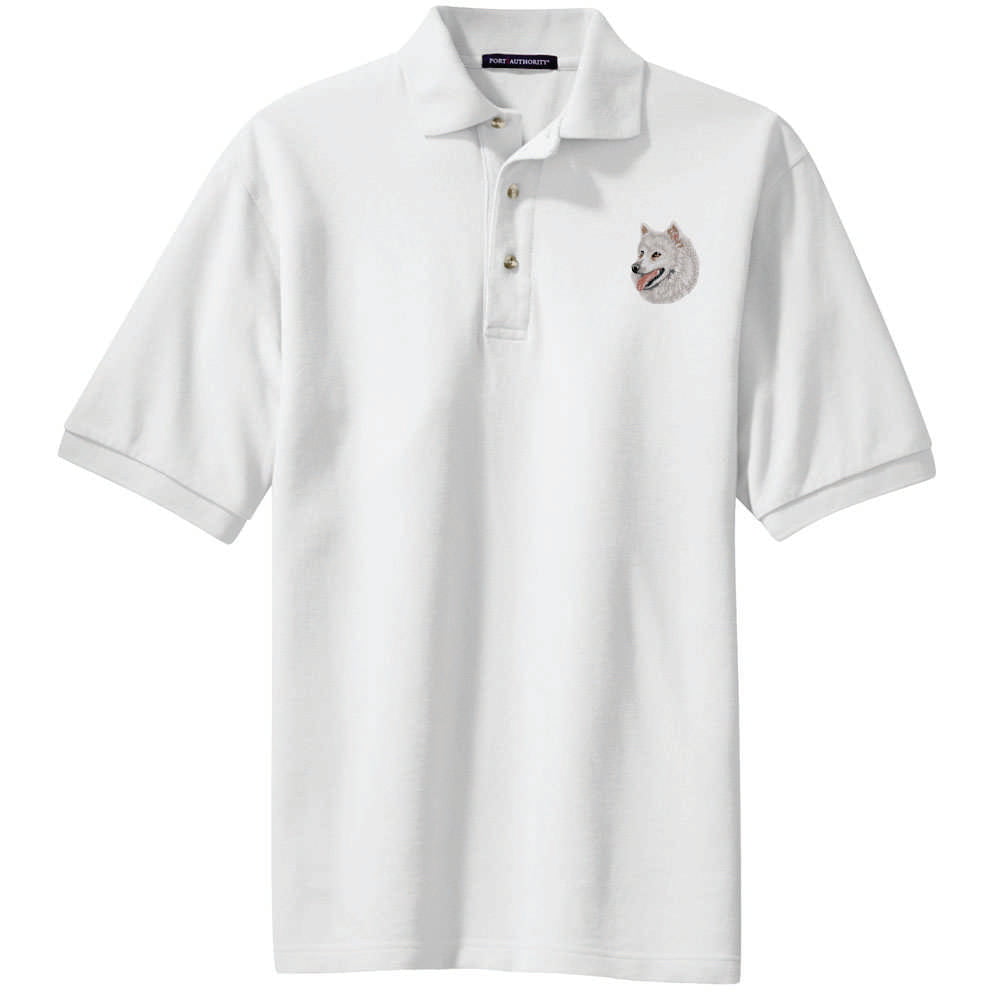 American Eskimo Dog Embroidered Polo Shirt | AKC Shop