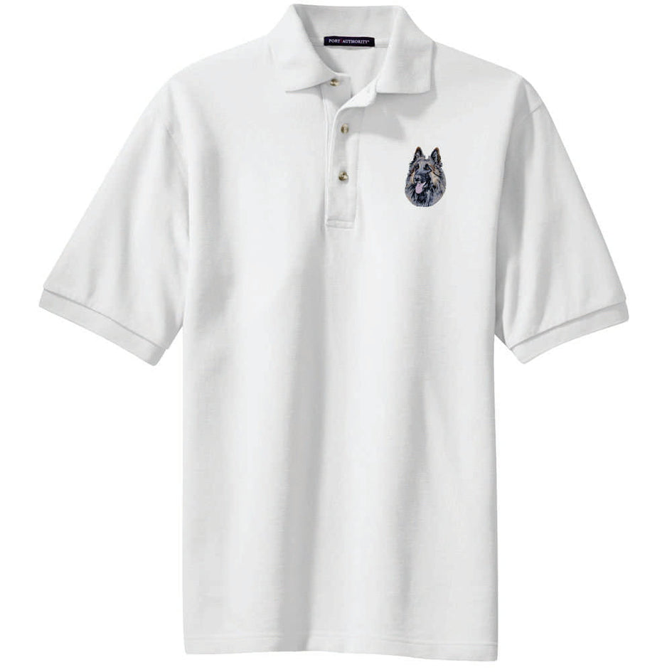 Belgian Tervuren Embroidered Polo Shirt