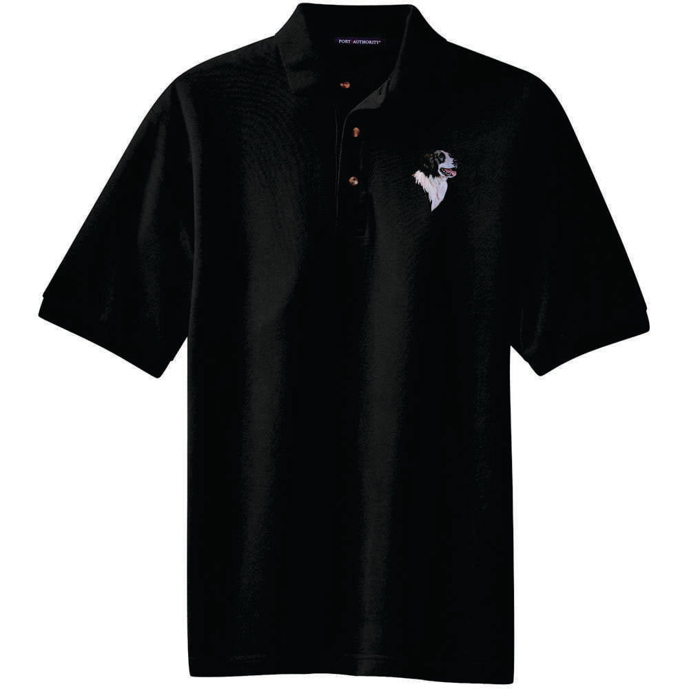 Border Collie Embroidered Polo Shirt | AKC Shop