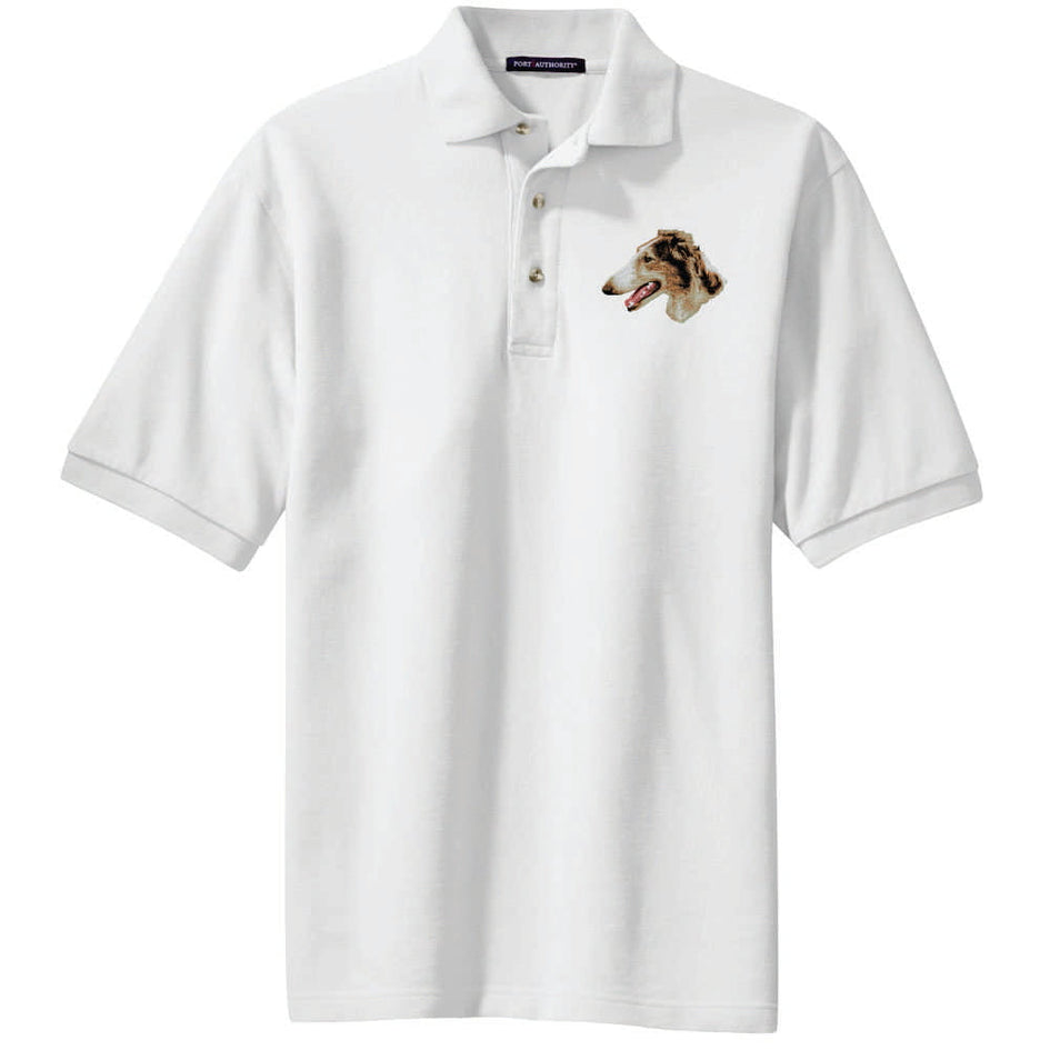 Borzoi Embroidered Polo Shirt