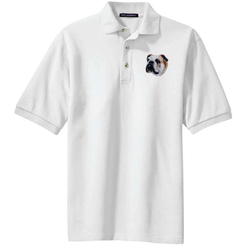 Bulldog Embroidered Polo Shirt