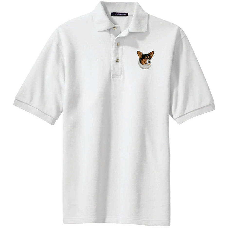 Cardigan Welsh Corgi Embroidered Polo Shirt
