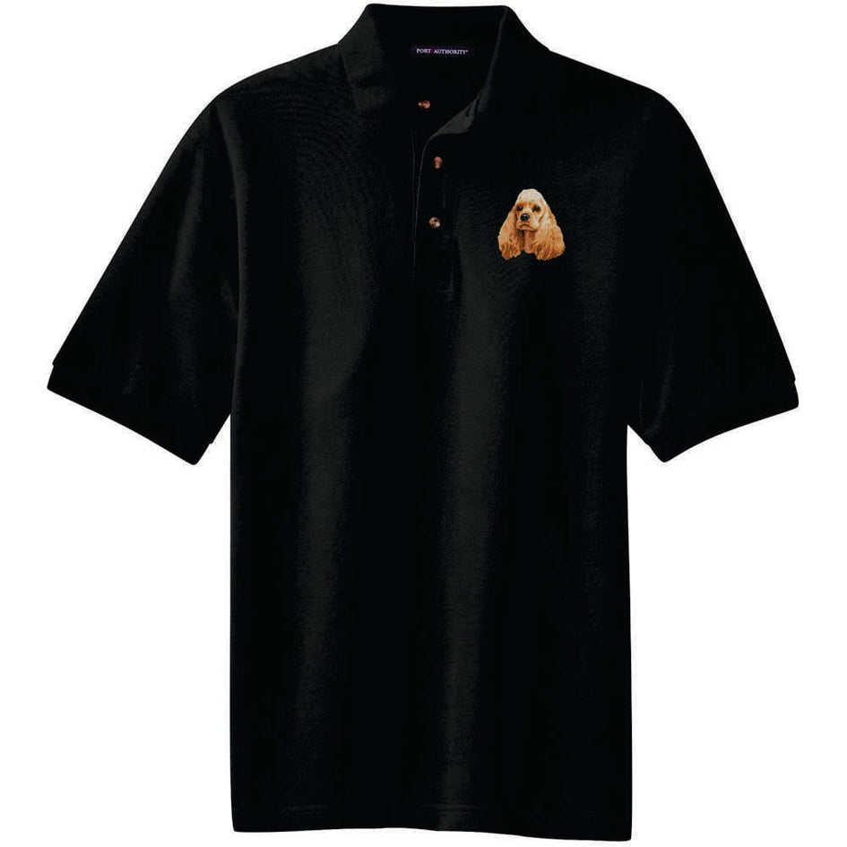 Cocker Spaniel Embroidered Polo Shirt