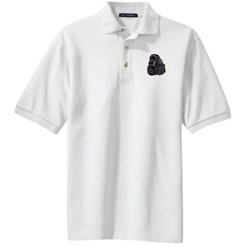 Cocker Spaniel Embroidered Polo Shirt