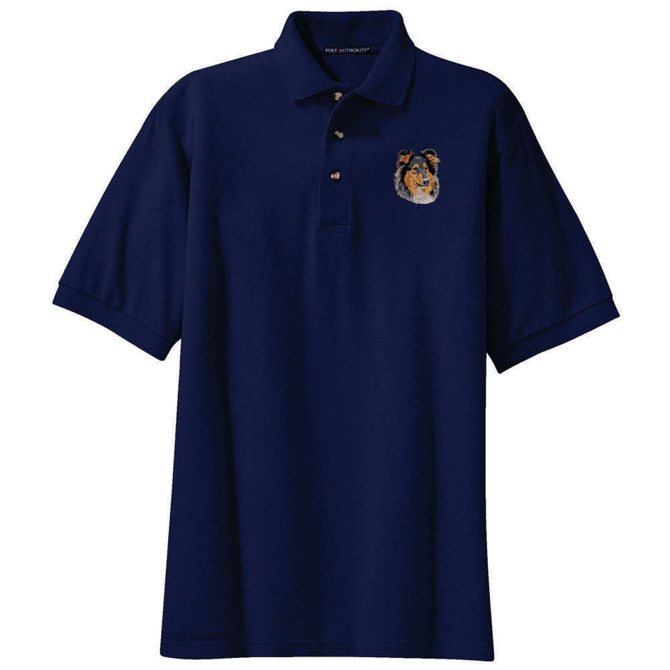 Collie Embroidered Polo Shirt