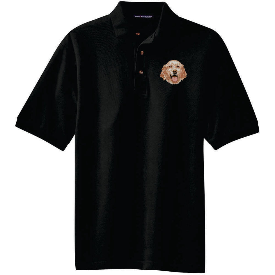 English Setter Embroidered Polo Shirt