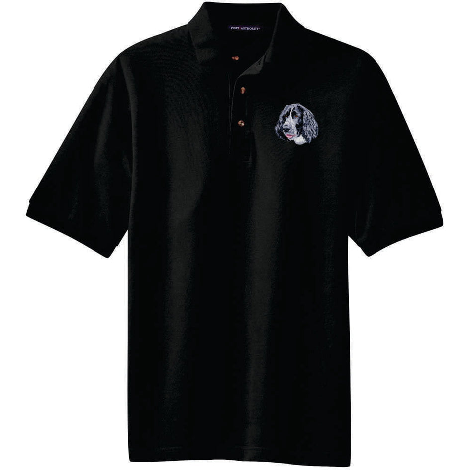English Springer Spaniel Embroidered Polo Shirt