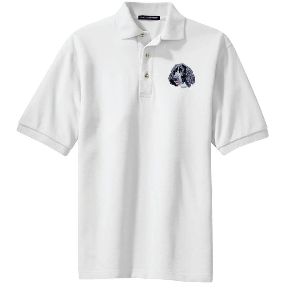 English Springer Spaniel Embroidered Polo Shirt
