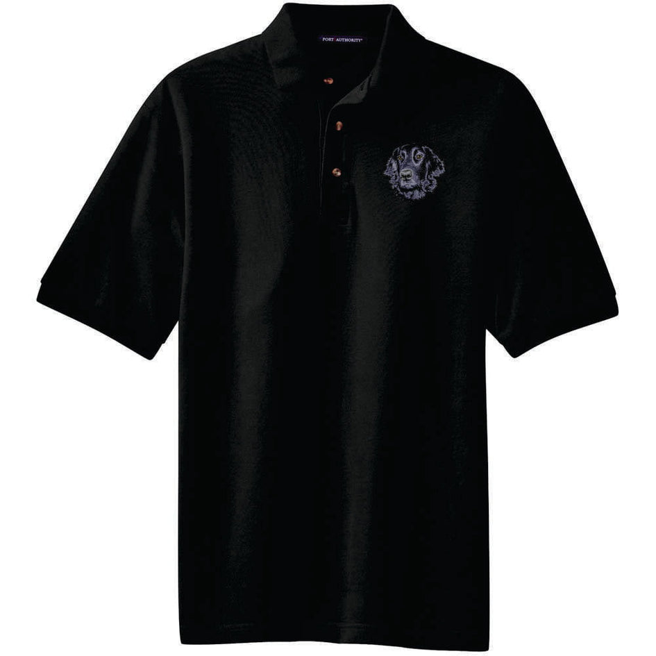 Flat-Coated Retriever Embroidered Polo Shirt