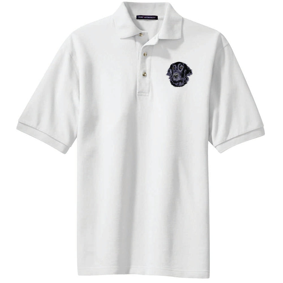 Flat-Coated Retriever Embroidered Polo Shirt