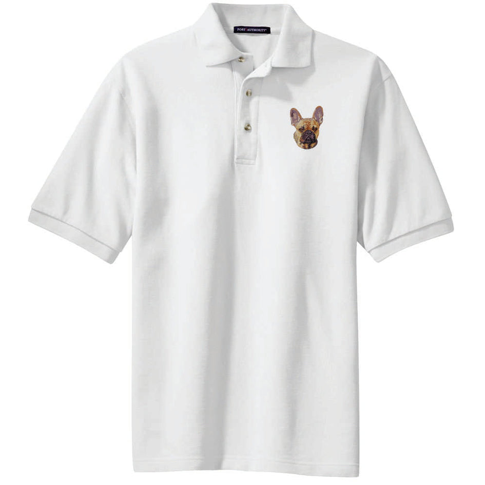 French Bulldog Embroidered Polo Shirt