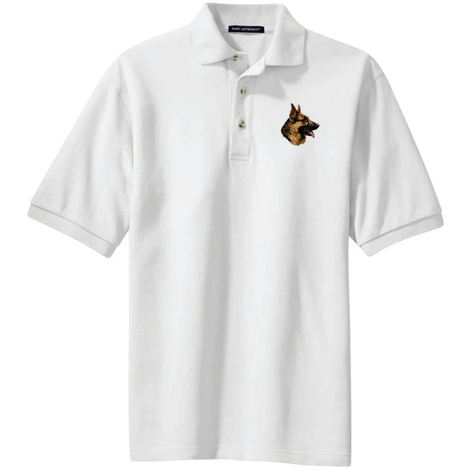 German Shepherd Dog Embroidered Polo Shirt