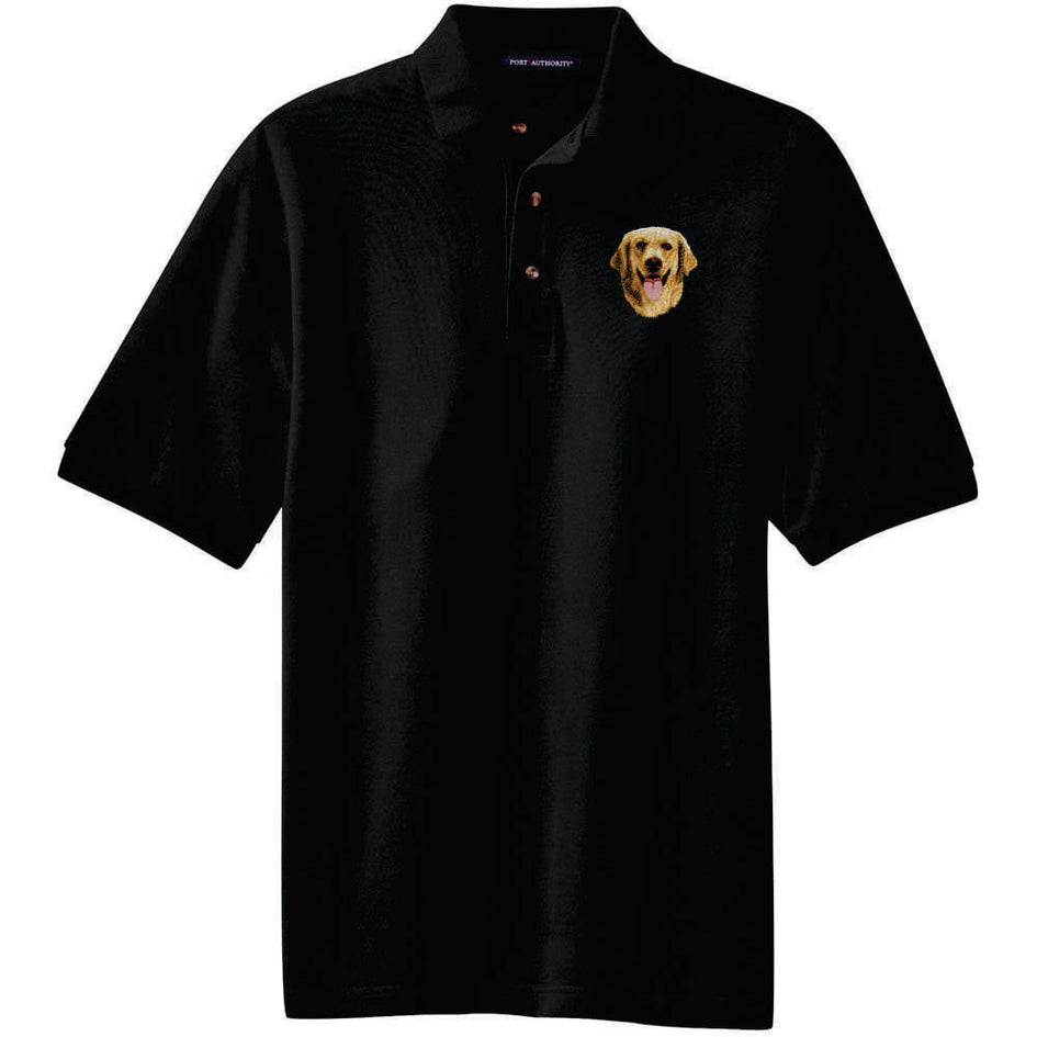Golden Retriever Embroidered Polo Shirt
