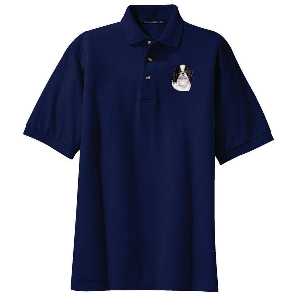 Japanese Chin Embroidered Polo Shirt