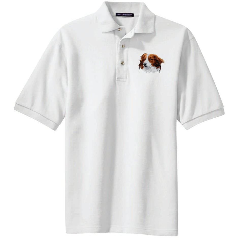 Nederlandse Kooikerhondje Embroidered Polo Shirt