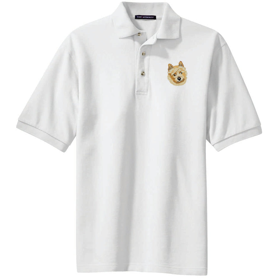 Norwich Terrier Embroidered Polo Shirt