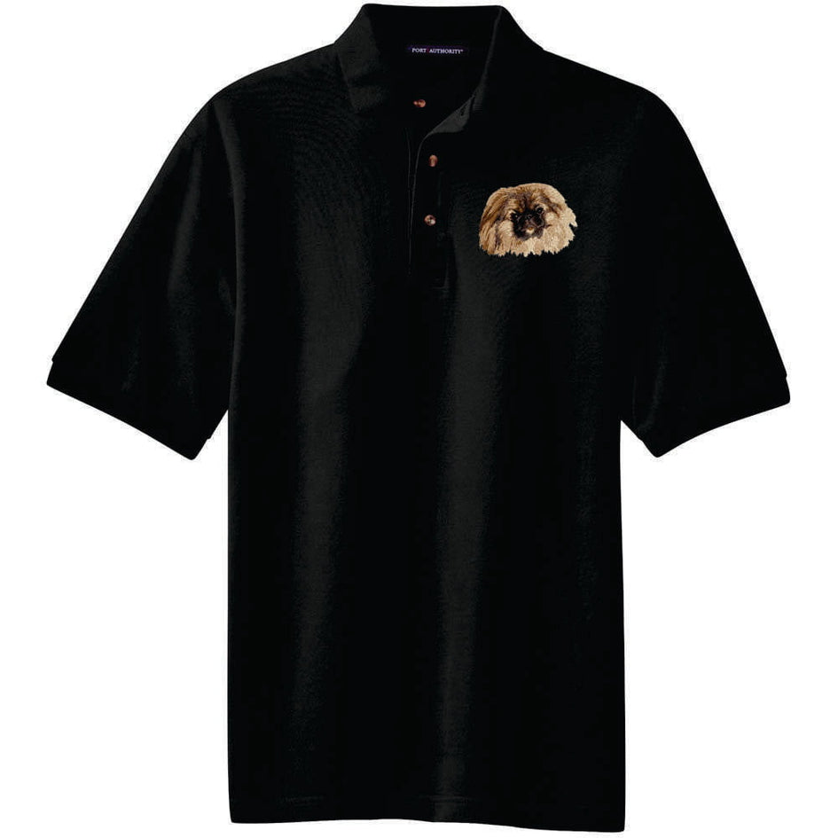 Pekingese Embroidered Polo Shirt