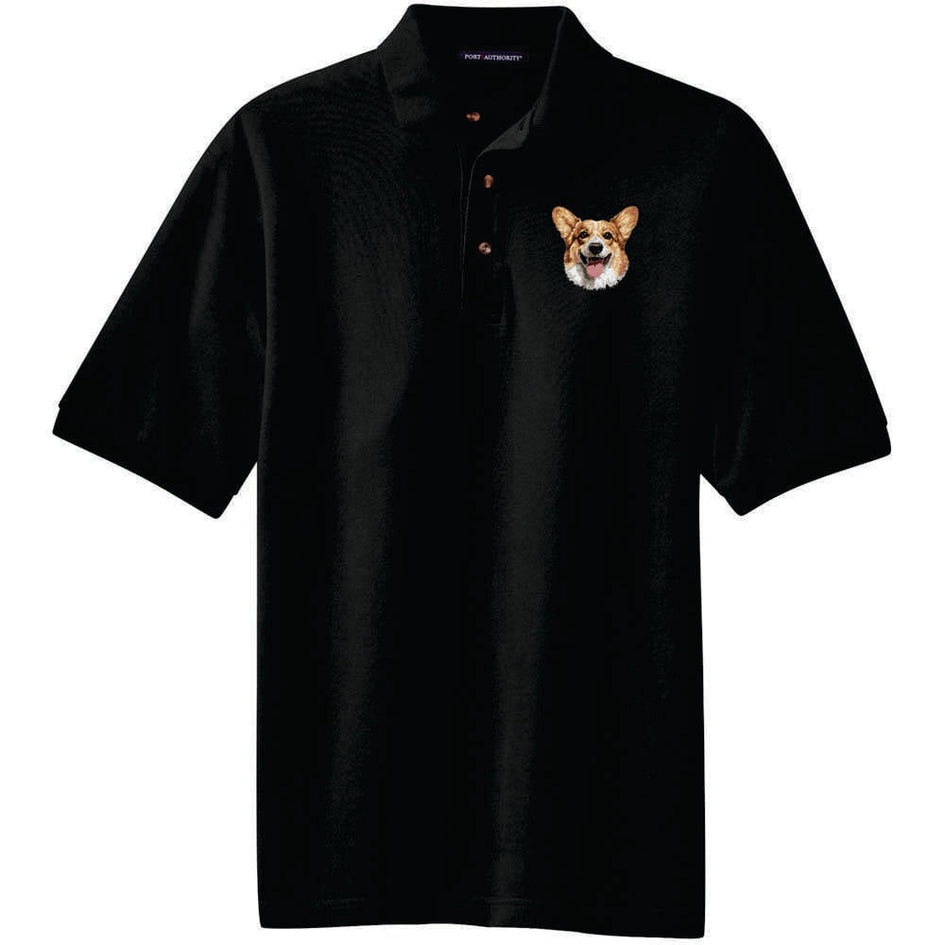 Pembroke Welsh Corgi Embroidered Polo Shirt