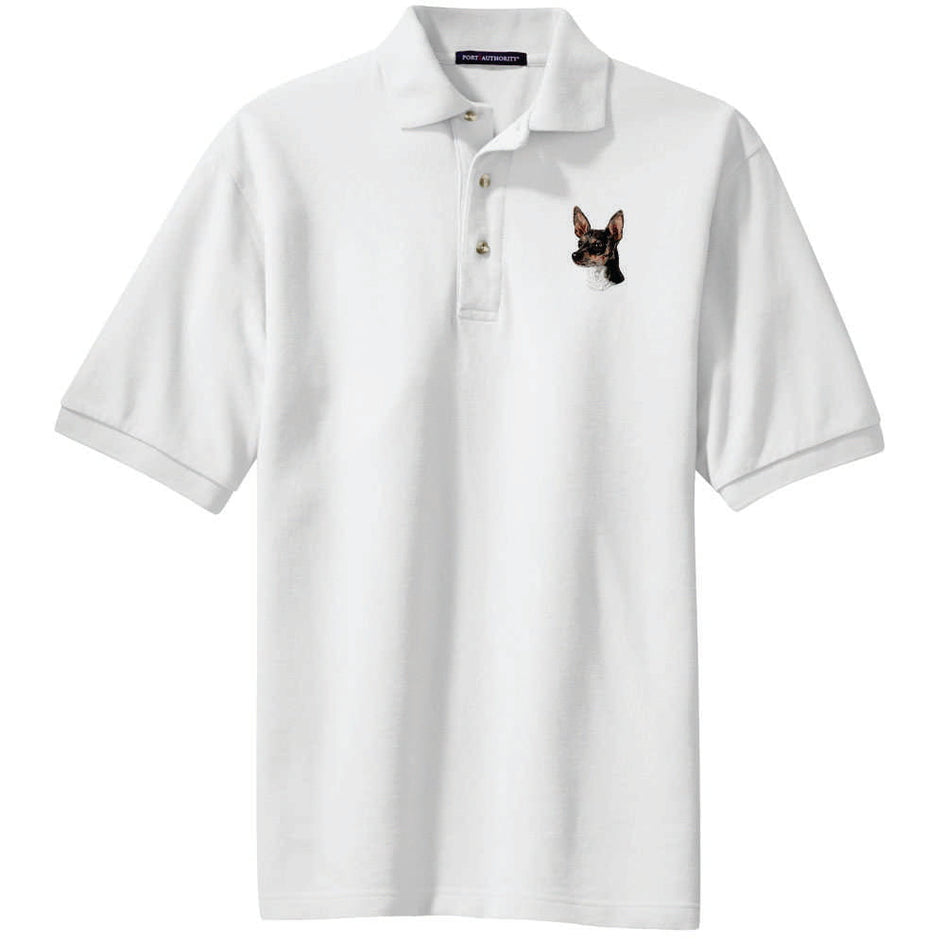 Rat Terrier Embroidered Polo Shirt