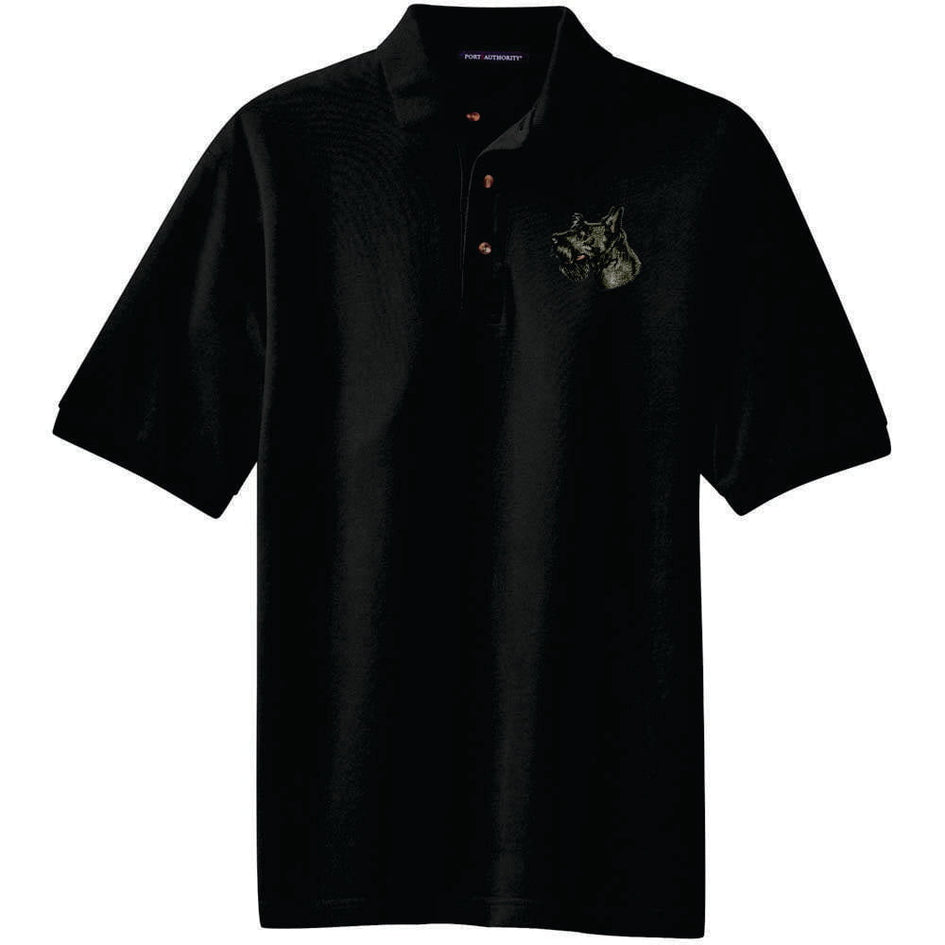 Scottish Terrier Embroidered Polo Shirt