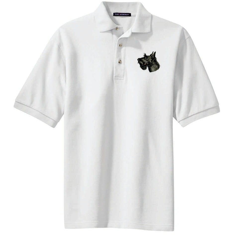 Scottish Terrier Embroidered Polo Shirt