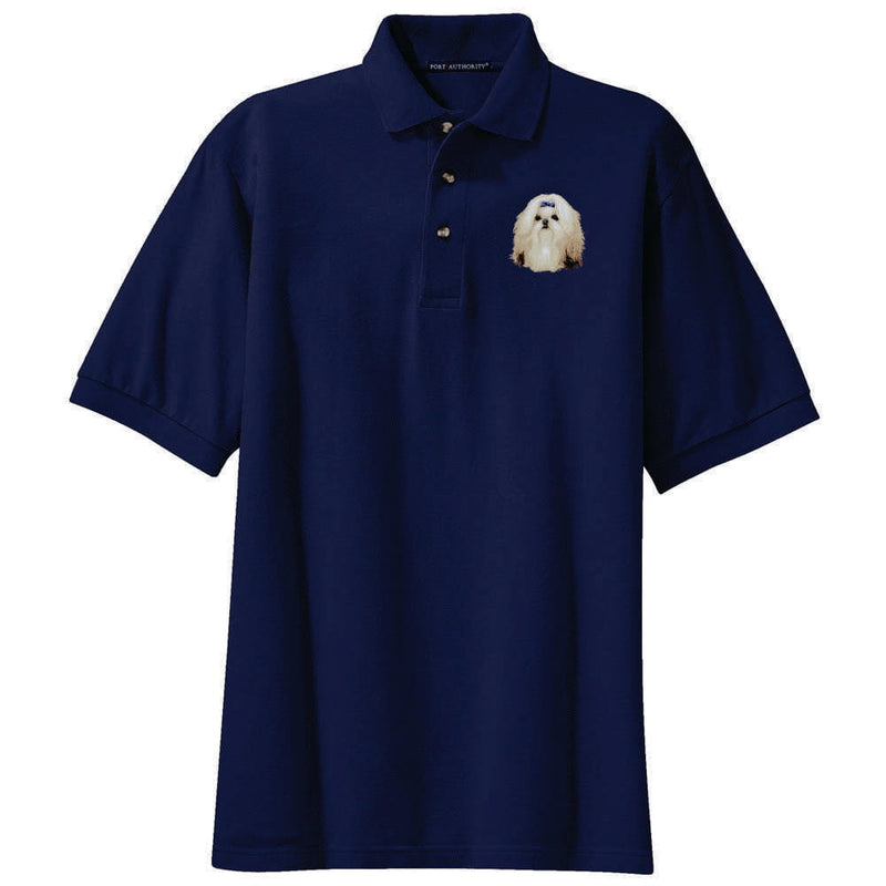Shih Tzu Embroidered Polo Shirt