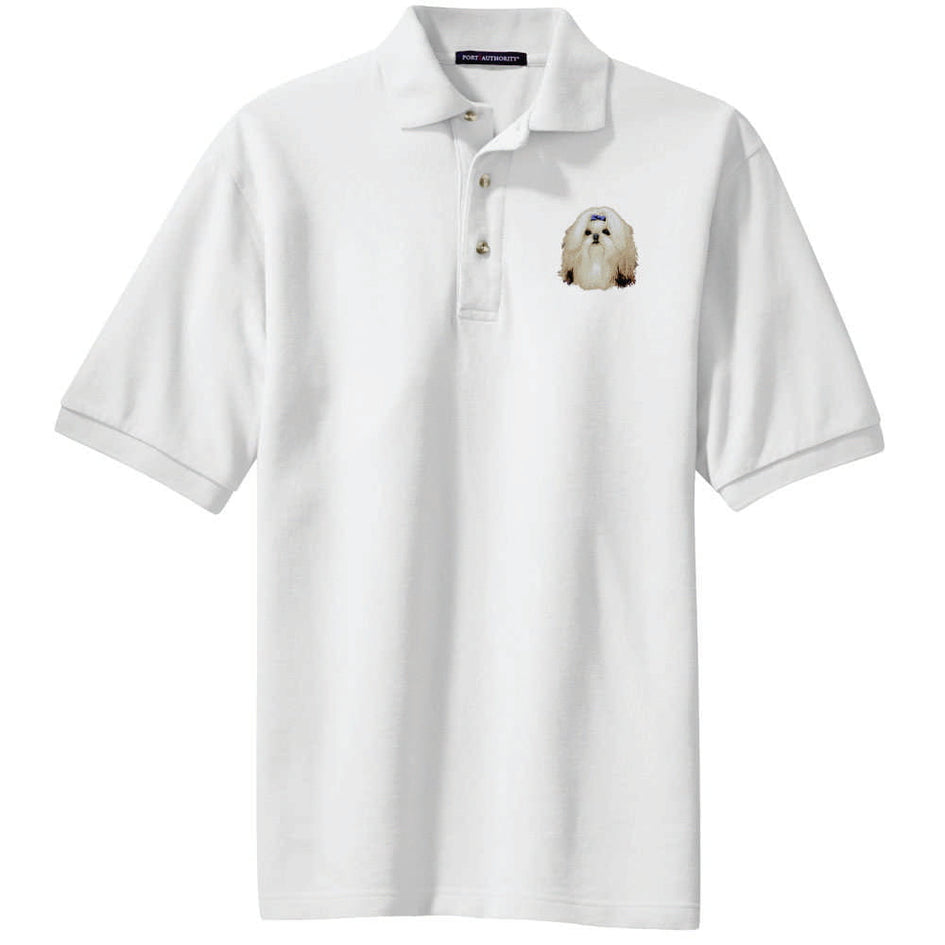 Shih Tzu Embroidered Polo Shirt