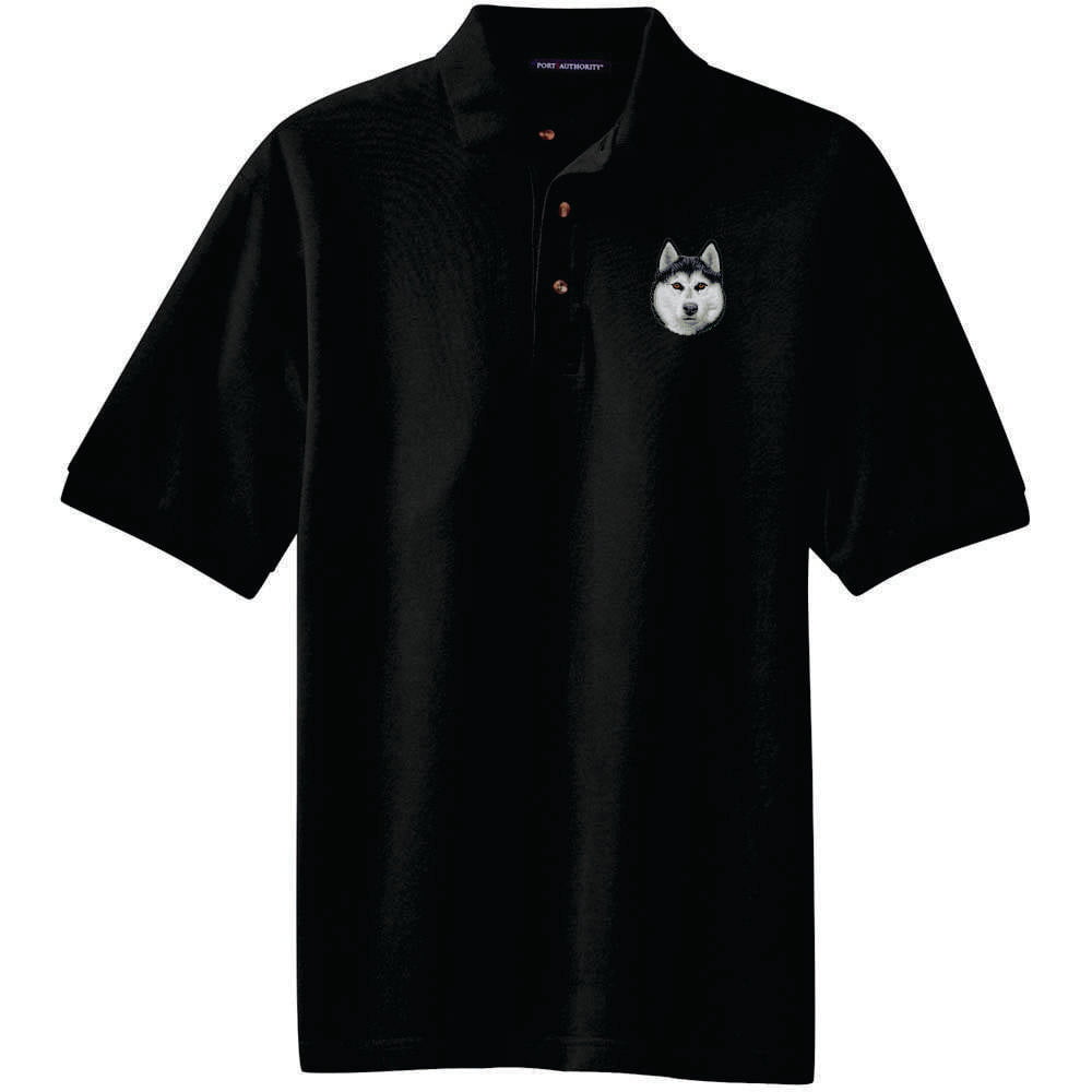 Siberian Husky Embroidered Polo Shirt | AKC Shop