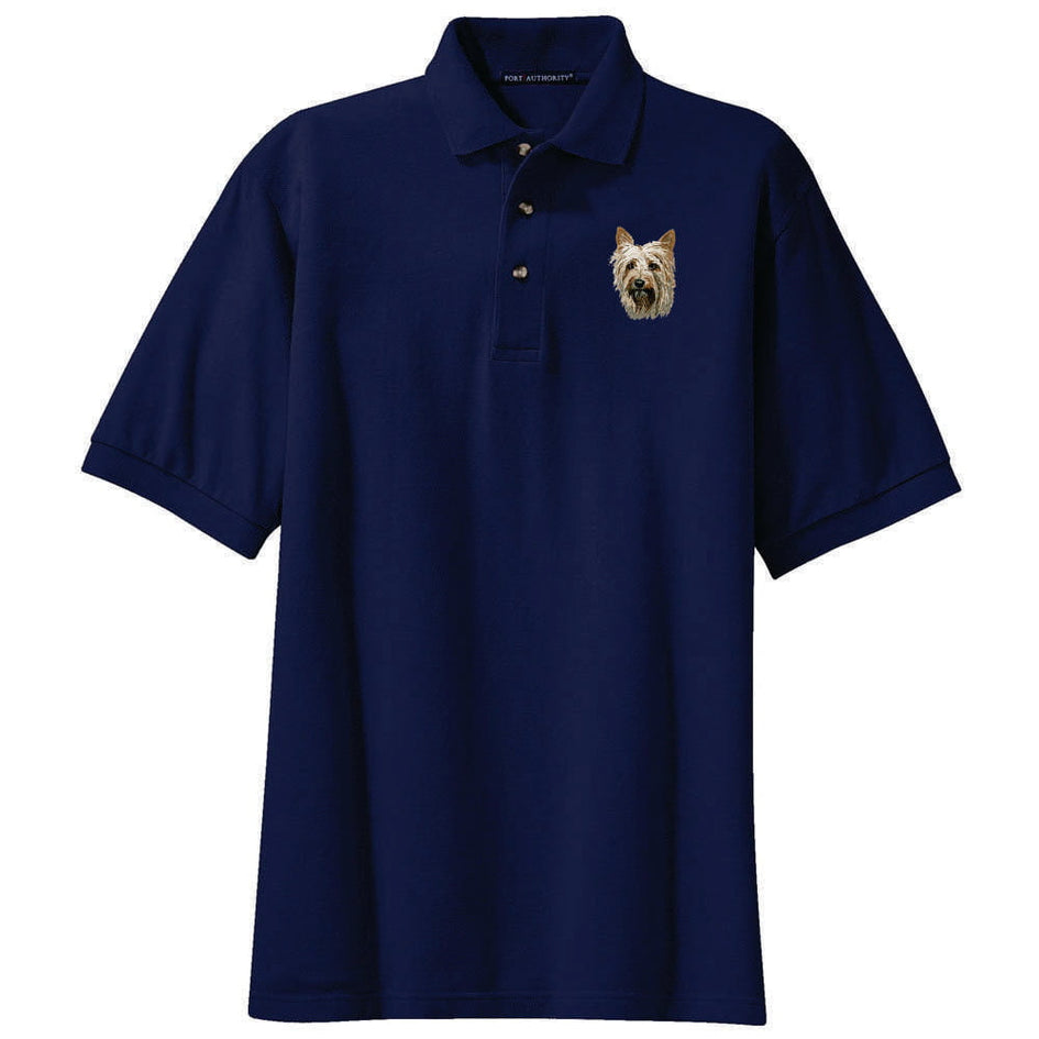 Silky Terrier Embroidered Polo Shirt