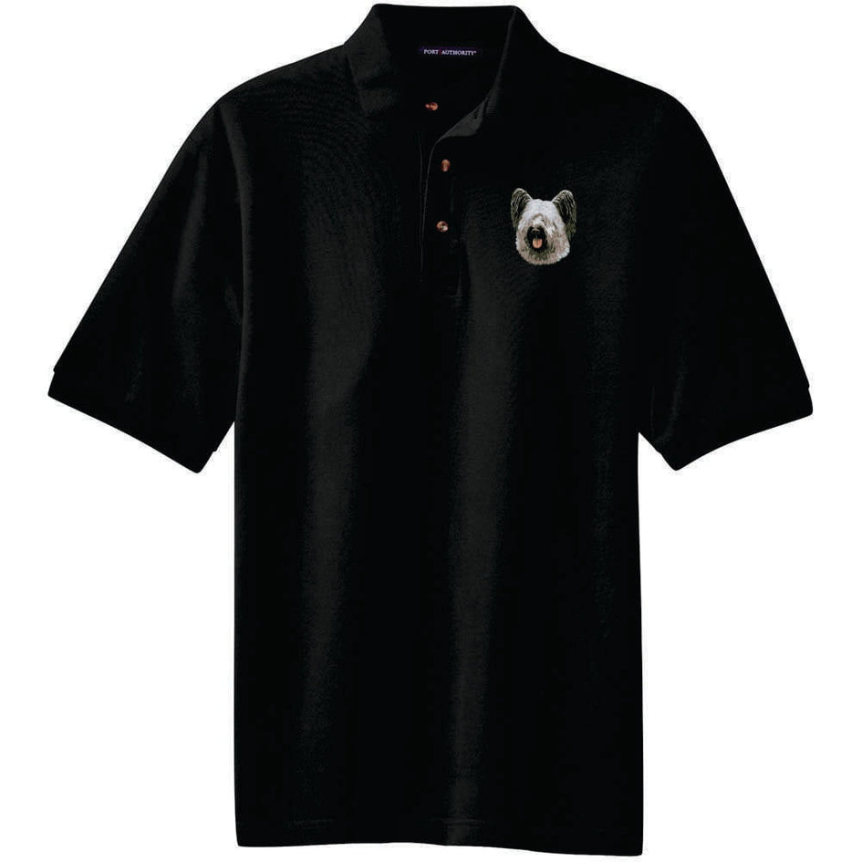 Skye Terrier Embroidered Polo Shirt