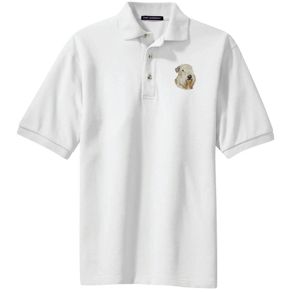 Soft Coated Wheaten Terrier Embroidered Polo Shirt