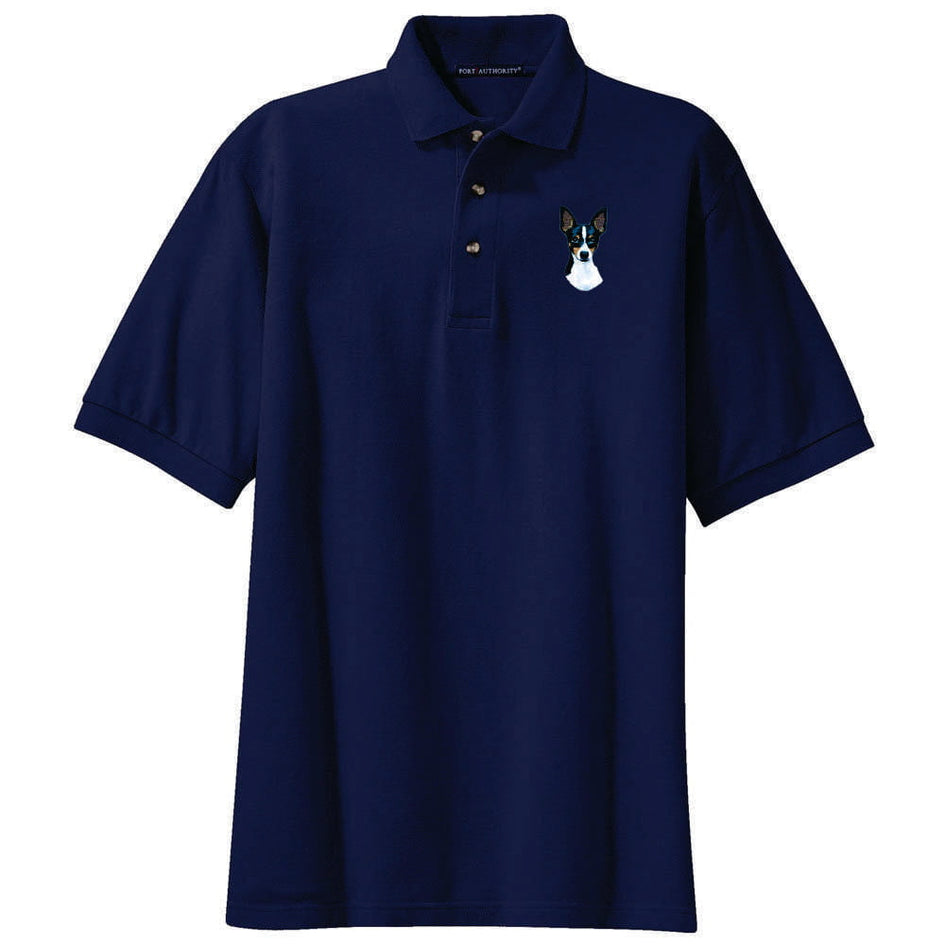 Toy Fox Terrier Embroidered Polo Shirt