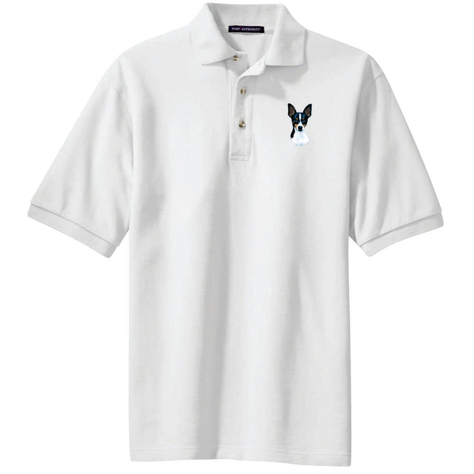 Toy Fox Terrier Embroidered Polo Shirt