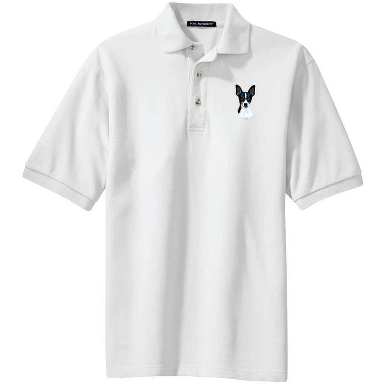 Toy Fox Terrier Embroidered Polo Shirt