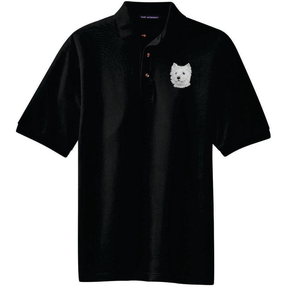 West Highland White Terrier Embroidered Polo Shirt