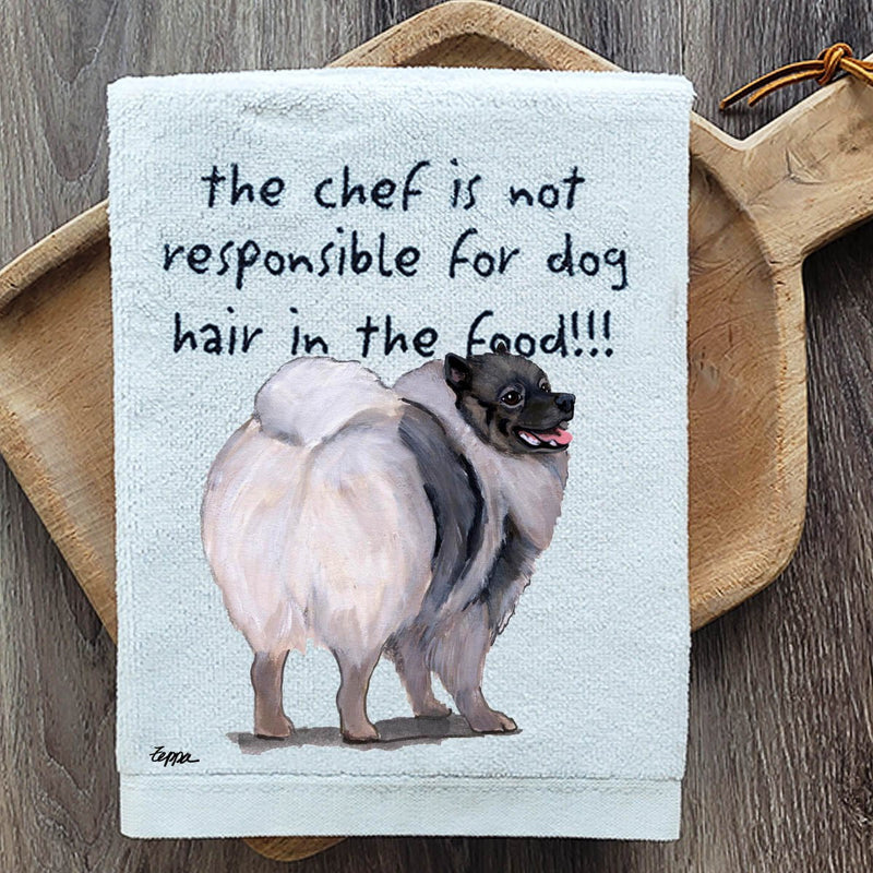 Keeshond Dish Towel