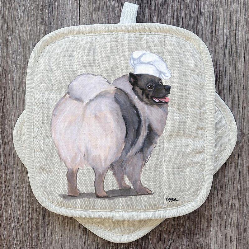 Keeshond  Pot Holder Set
