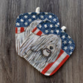 Komondor  Americana Pot Holder Set