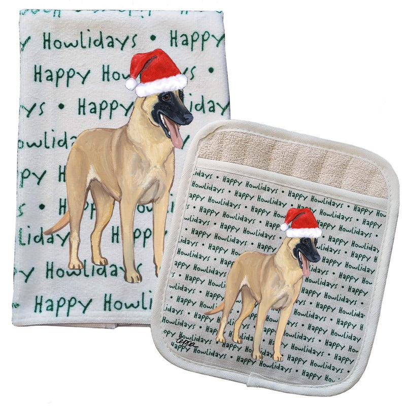 Belgian Malinois Kitchen Towel & Pocket Mitt Set