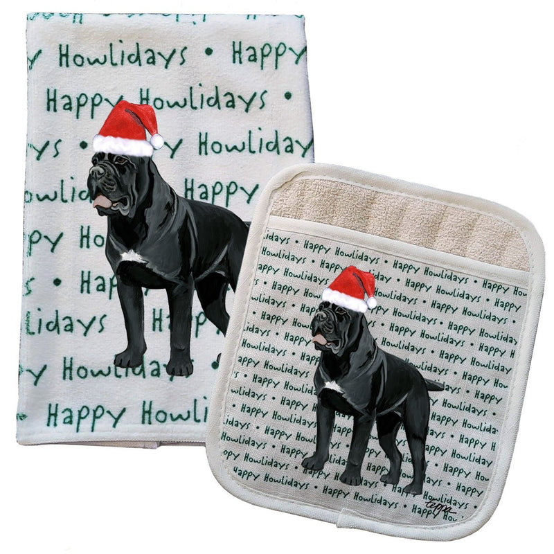 Cane Corso Kitchen Towel & Pocket Mitt Set